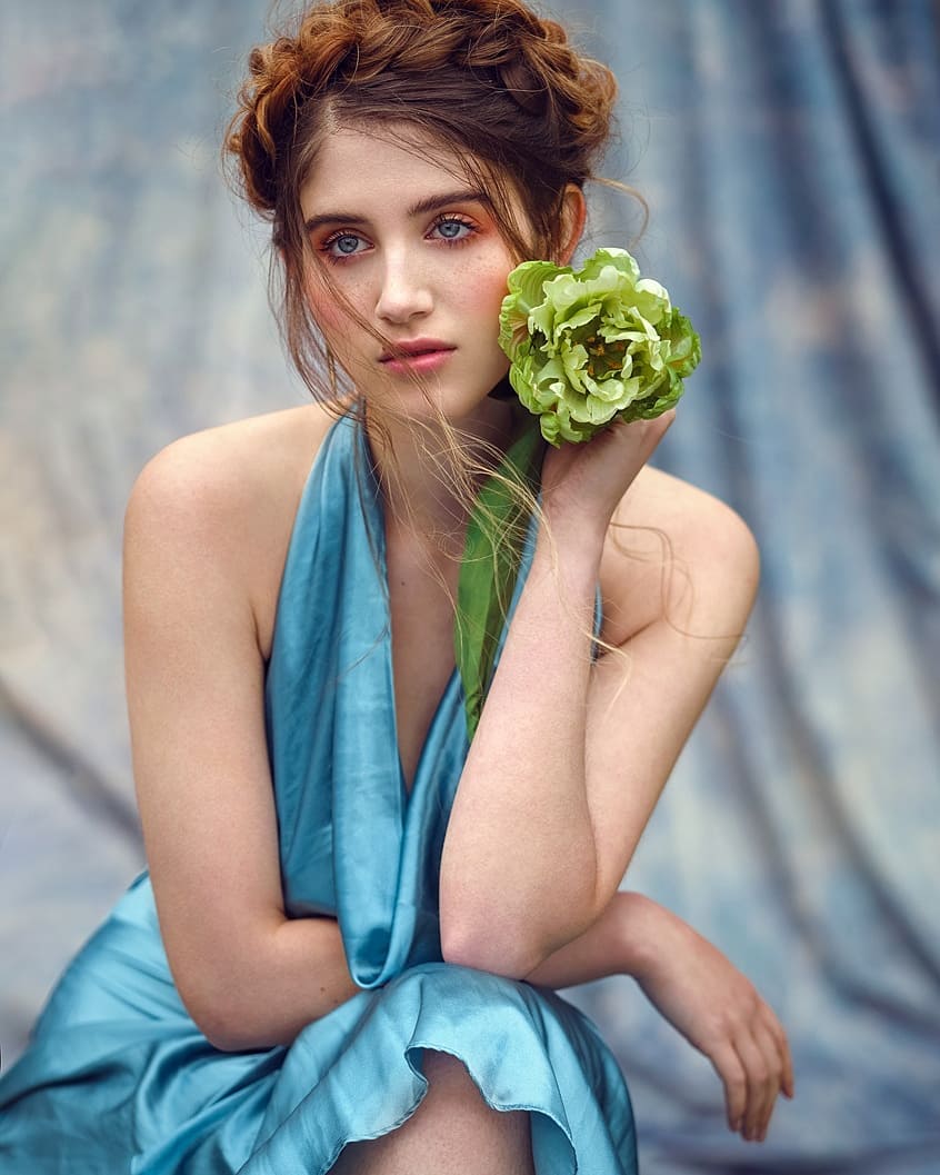 Kate Texture dunkel gelb und blau Fotografie Hintergrund - Kate Backdrop.de