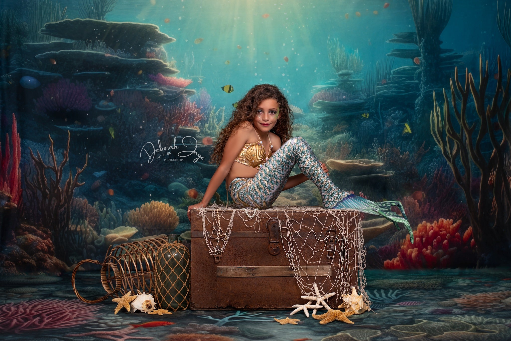 Kate Sommer Unterwasser Ozean Szene Hintergrund von Mandy Ringe Fotograf - Kate Backdrop.de