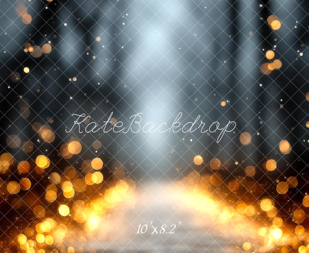 Kate Abstrakte Bokeh Lichter Gold Hintergrund Entworfen von Mini MakeBelieve