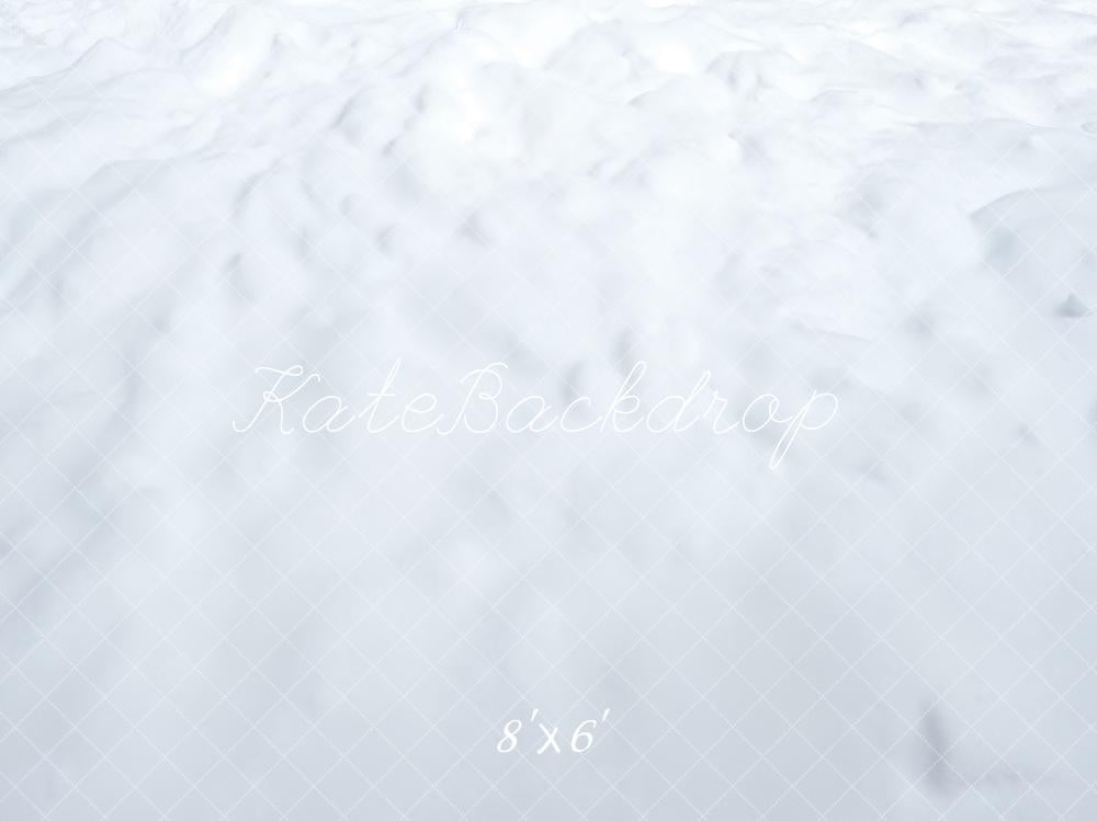 Kate Winter Schnee Boden Weiß Hintergrund Entworfen von Kate Image