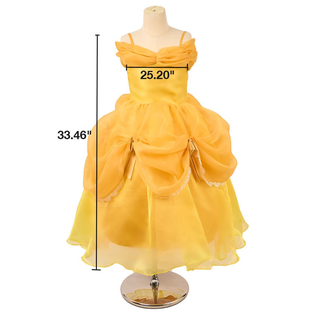 Kate Gelbes Prinzessinnen-Tutu-Kleid für Fotografie - Kate Backdrop.de