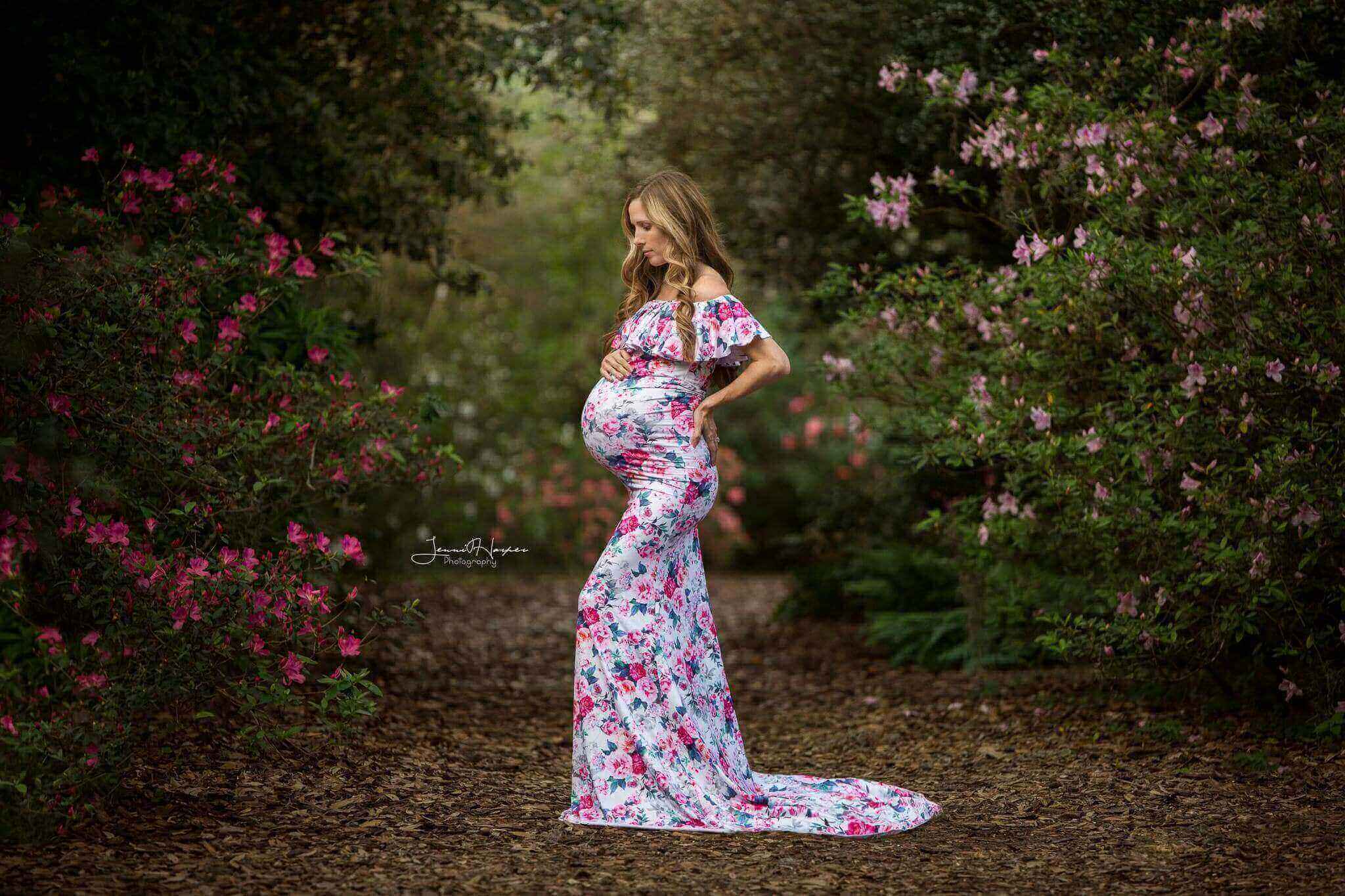Kate Rosa Blumengarten Frühling Hintergrund für Fotografie von Pine Park Collection - Kate Backdrop.de