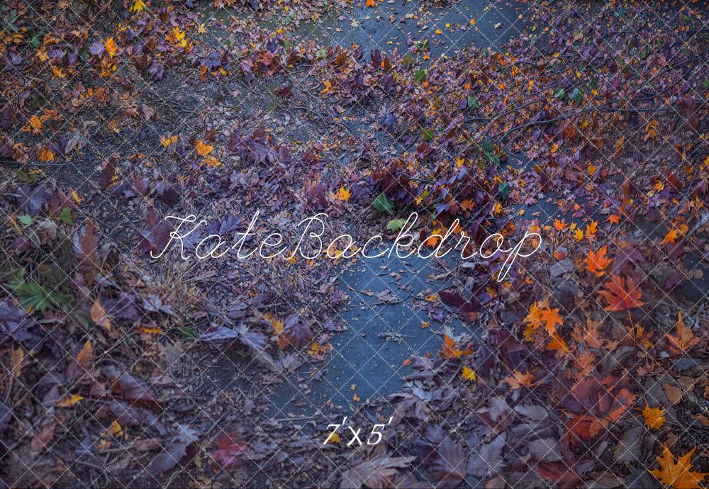 Kate Herbst Blätter Boden Hintergrund Entworfen von Emetselch