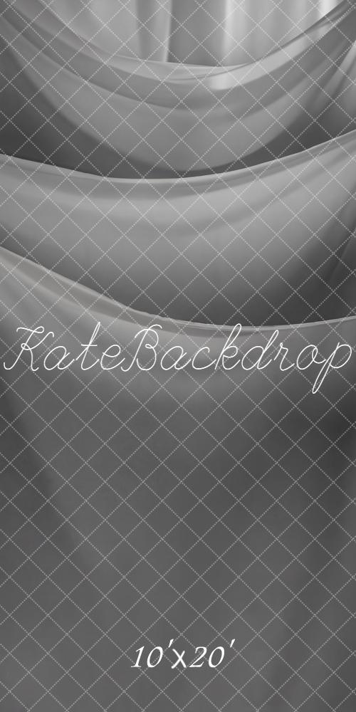 Kate Abstrakt Drapierte Falten Grau Hintergrund Entworfen von Emetselch - Kate Backdrop.de