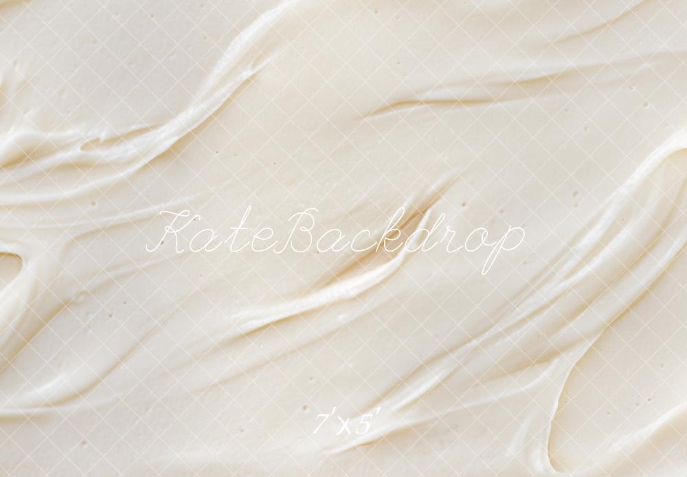 Kate Creme Wellen Textur Beige Hintergrund Entworfen von Mini MakeBelieve - Kate Backdrop.de