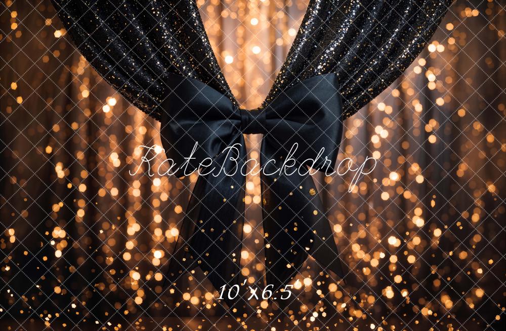 Kate Ball Glitzer Vorhang Goldlicht Hintergrund Entworfen von Chain - Kate Backdrop.de
