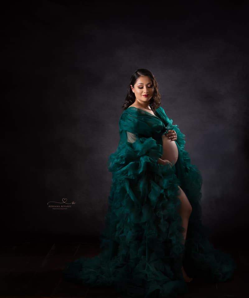 Kate Cold Black Around Gray Texture Abstract Backdrop Portrait - Katebackdrop