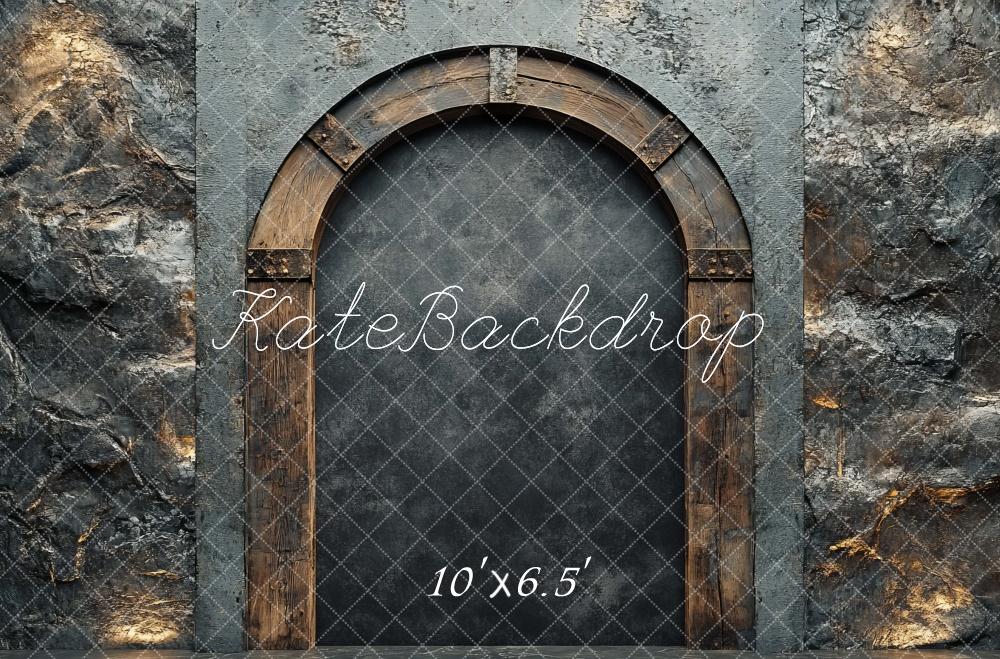 Kate Stein Textur Bogen Rustikal Hintergrund Entworfen von Mini MakeBelieve - Kate Backdrop.de