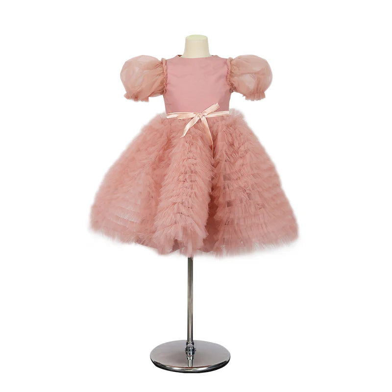Kate Dusty Rosa Kleid Kinderkleid für Fotografie - Kate Backdrop.de