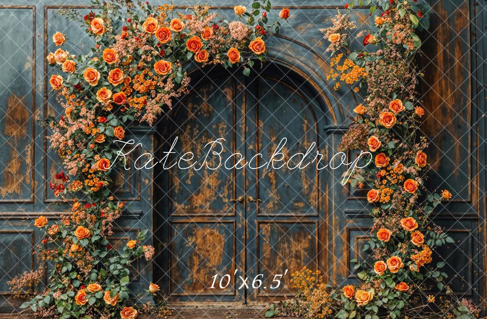 Kate Vintage Tür Blumen Ranke Hintergrund Entworfen von Emetselch - Kate Backdrop.de