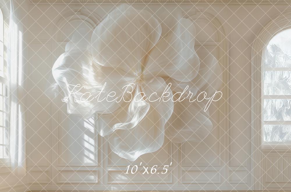 Kate Fine Art Stoffblume Weiß Hintergrund Entworfen von Mini MakeBelieve - Kate Backdrop.de