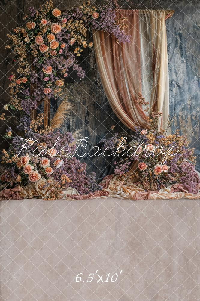 Kate Hochzeit Blumenbogen Vintage Hintergrund Entworfen von Emetselch - Kate Backdrop.de