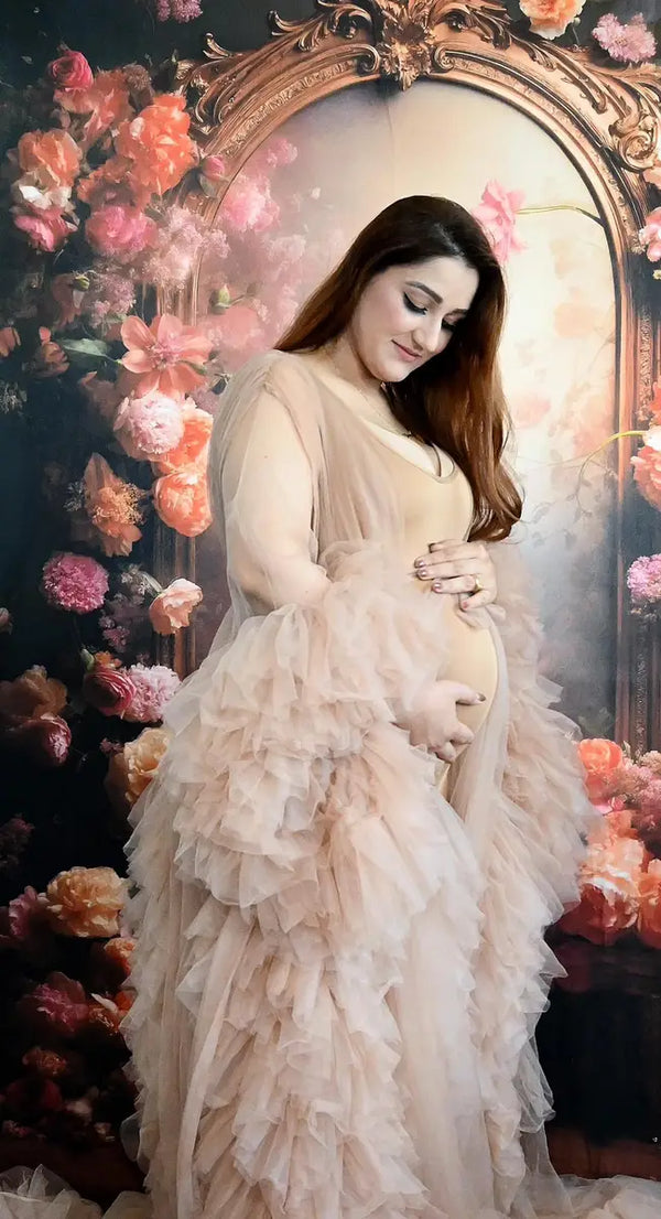 ⚡Blitzangebote #1-Kate Rosa Blumenspiegel Hintergrund - Kate Backdrop.de