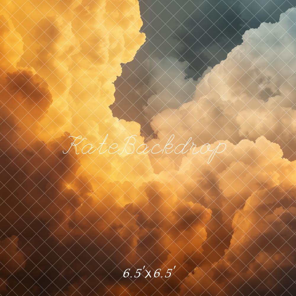 Kate Wolken Himmel Sonnenuntergang Braun Hintergrund Entworfen von Emetselch - Kate Backdrop.de