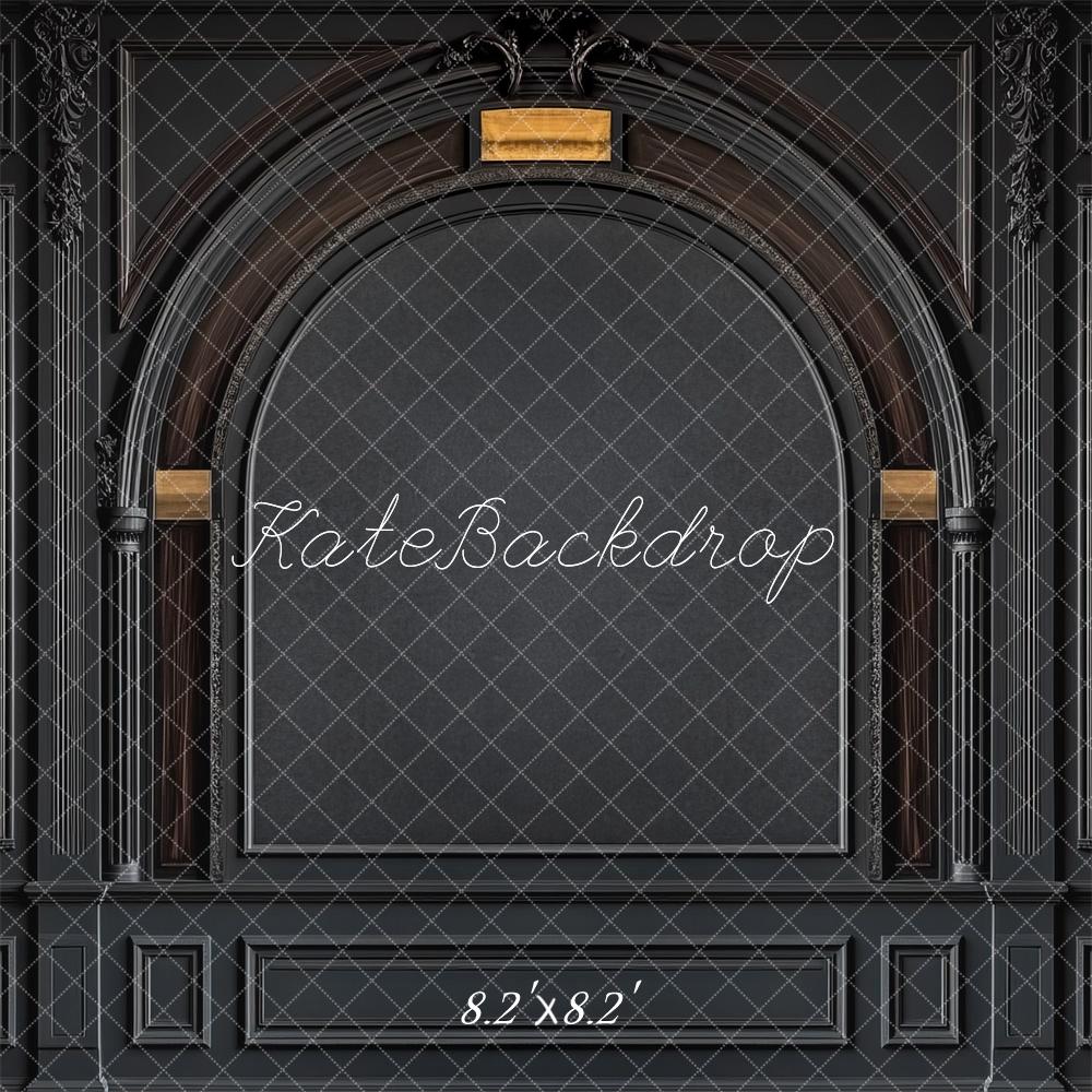 Kate Fine Art Dunkle Bogenwand Elegant Hintergrund Entworfen von Mini MakeBelieve