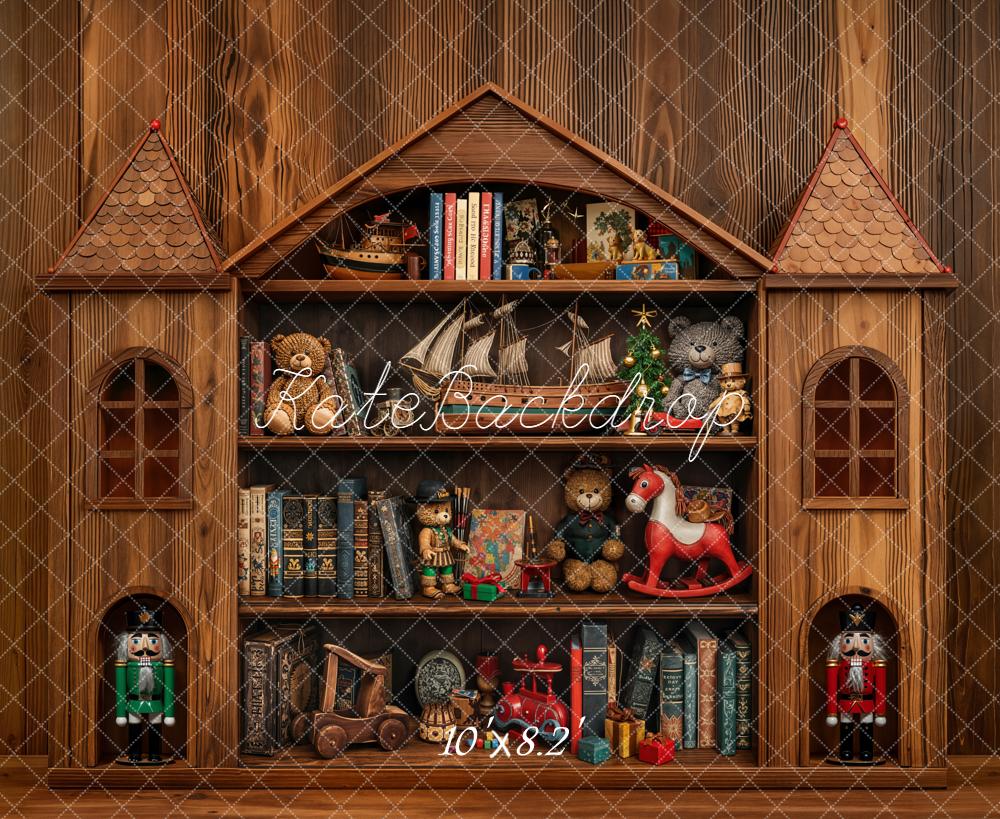 ⚡Blitzangebote #1-Kate Kinder Bücherregal Spielzeug Holz Hintergrund Entworfen von Emetselch - Kate Backdrop.de