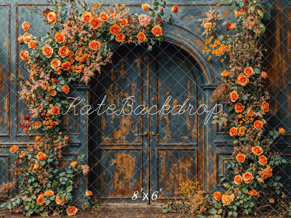Kate Vintage Tür Blumen Ranke Hintergrund Entworfen von Emetselch - Kate Backdrop.de