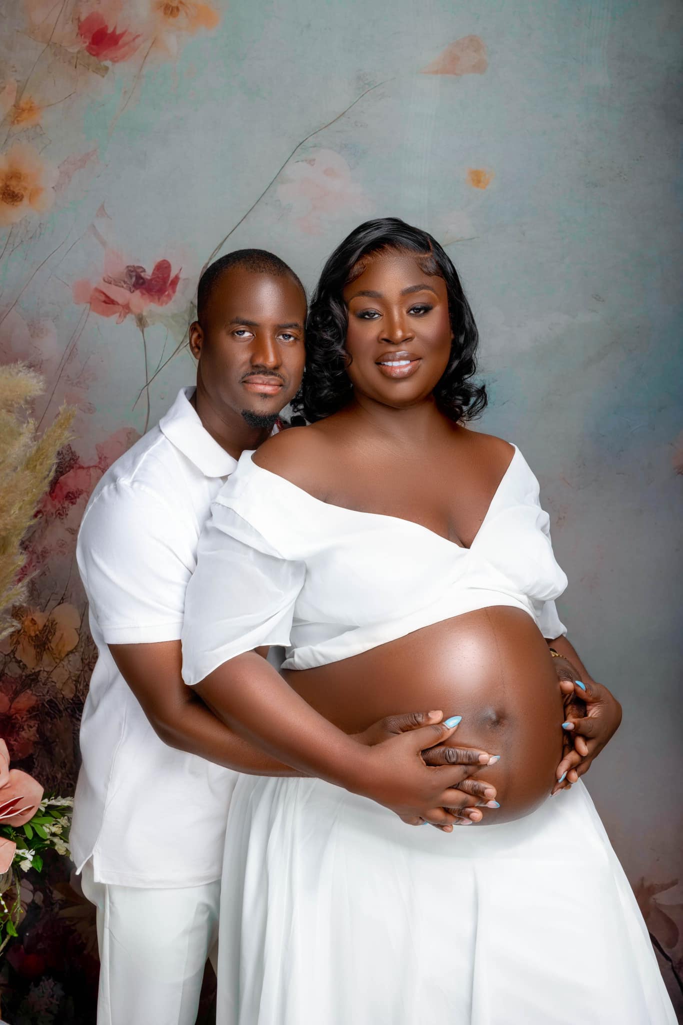 Kate Mystische Blüten Kunst Fleece Hintergrund Entworfen von Patty Robert - Kate Backdrop.de