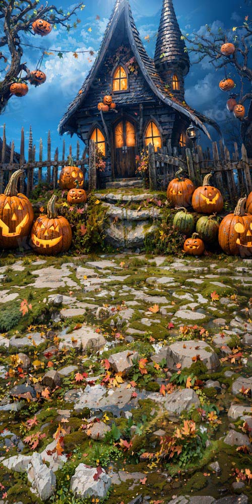 Kate Halloween Haus Hintergrund von Chain Photography - Kate Backdrop.de