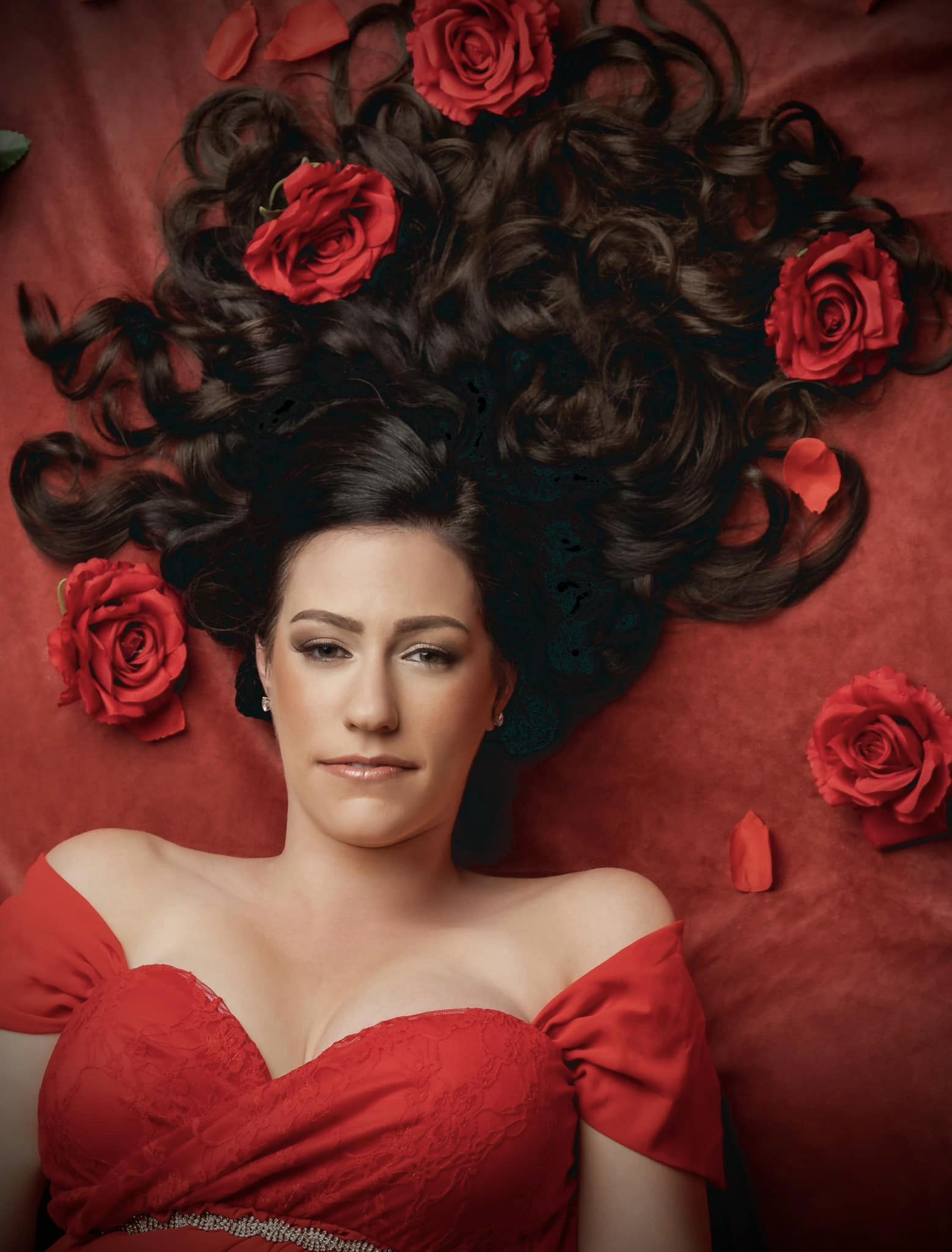 Kate Rote Vintage abstrakten Hintergrund - Kate Backdrop.de