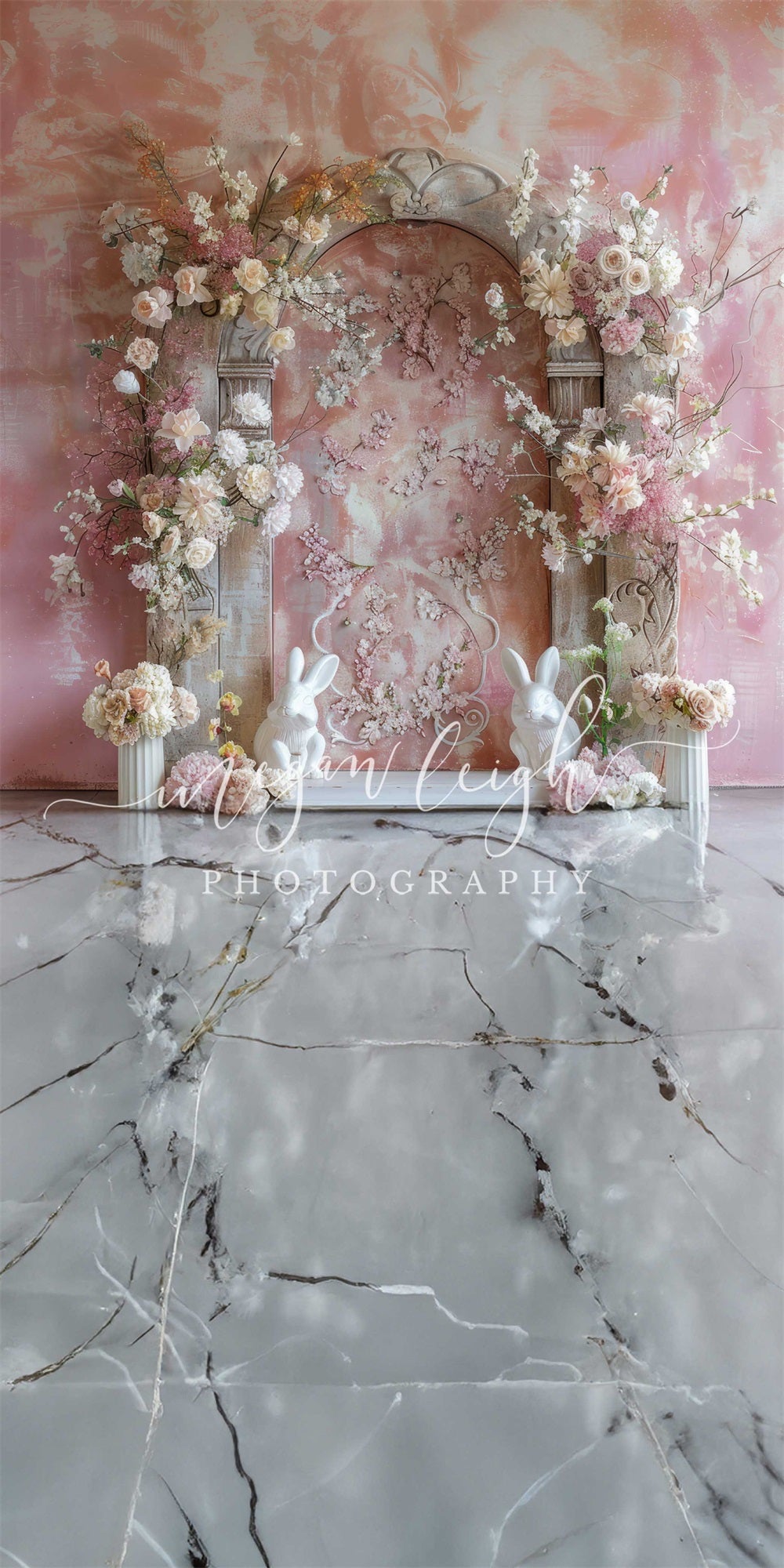 Kate Sweep Marmor-Hasenbogen Hintergründe Entworfen von Megan Leigh Photography - Kate Backdrop.de