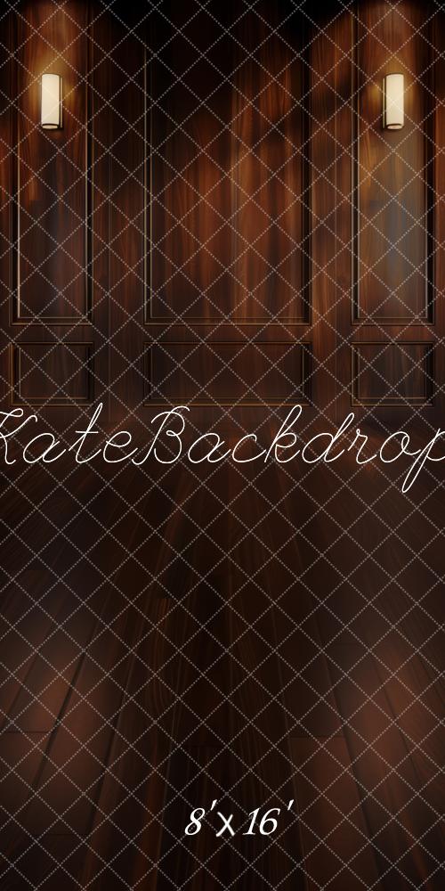 ⚡Blitzangebote #2-Kate Boudoir Braun Holz Wand Kombi-Hintergrund - Kate Backdrop.de
