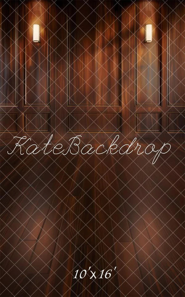 ⚡Blitzangebote #2-Kate Boudoir Braun Holz Wand Kombi-Hintergrund - Kate Backdrop.de