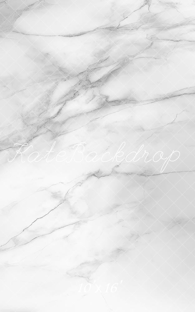Kate Kombibackdrop Abstrakter weißer Marmor Sweep-Hintergrund für Fotografie von Mini MakeBelieve - Kate Backdrop.de