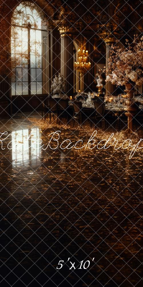 ⚡Blitzangebote #1-Kate Kombibackdrop Valentinstag Romantisches Herrenhaus Interieur Sweep-Hintergrund für Fotografie - Kate Backdrop.de