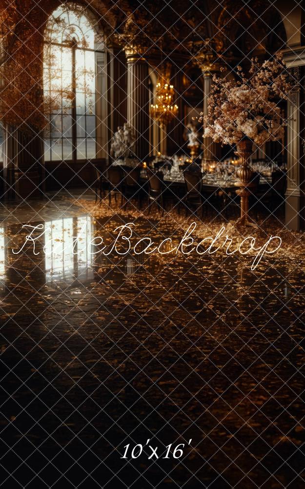 ⚡Blitzangebote #1-Kate Kombibackdrop Valentinstag Romantisches Herrenhaus Interieur Sweep-Hintergrund für Fotografie - Kate Backdrop.de