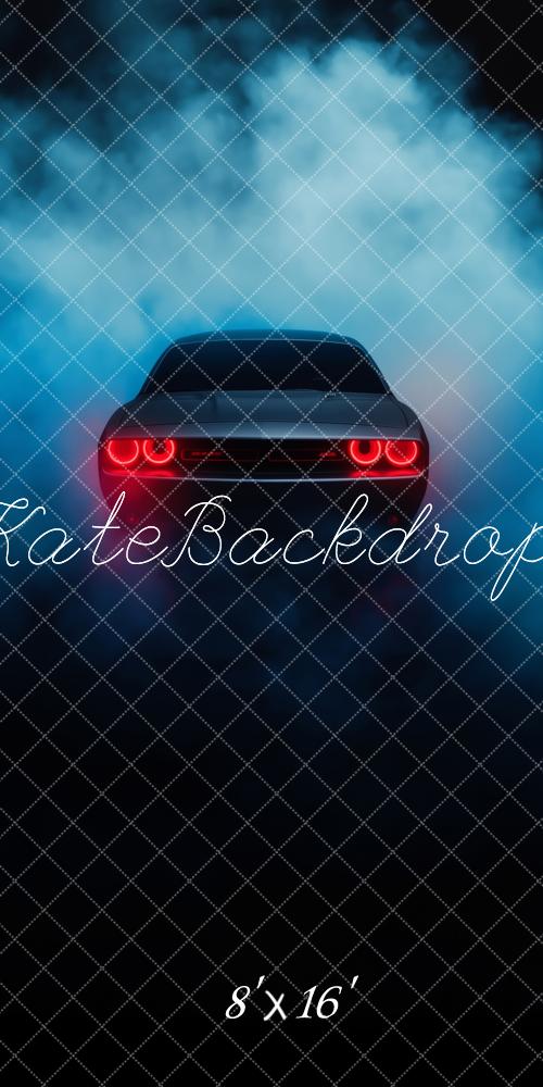 Kate Blauer Abstrakter Sport Wagen Kombi-Hintergrund von Patty Robert - Kate Backdrop.de