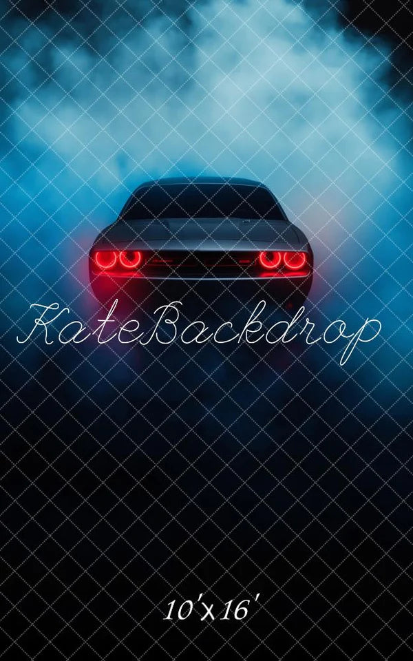 Kate Blauer Abstrakter Sport Wagen Kombi-Hintergrund von Patty Robert - Kate Backdrop.de