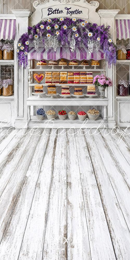 Kate Bäckerei Erdnussbutter und Gelee Süßwarenstand Kombi-Hintergrund von Mini MakeBelieve - Kate Backdrop.de