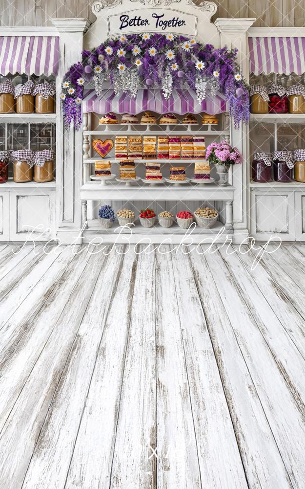 Kate Bäckerei Erdnussbutter und Gelee Süßwarenstand Kombi-Hintergrund von Mini MakeBelieve - Kate Backdrop.de