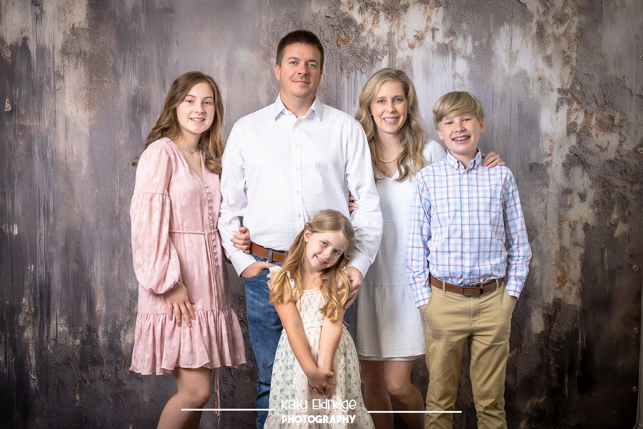 Kate Abstrakte Vintage Textur Grau Braun Kombi-Hintergrund von Mandy Ringe - Kate Backdrop.de