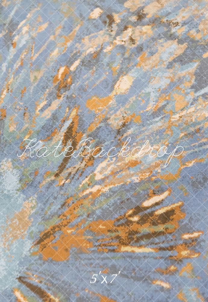 Kate Abstrakte Textur Grau Orange Hintergrund von Michele Ernst Photography - Kate Backdrop.de