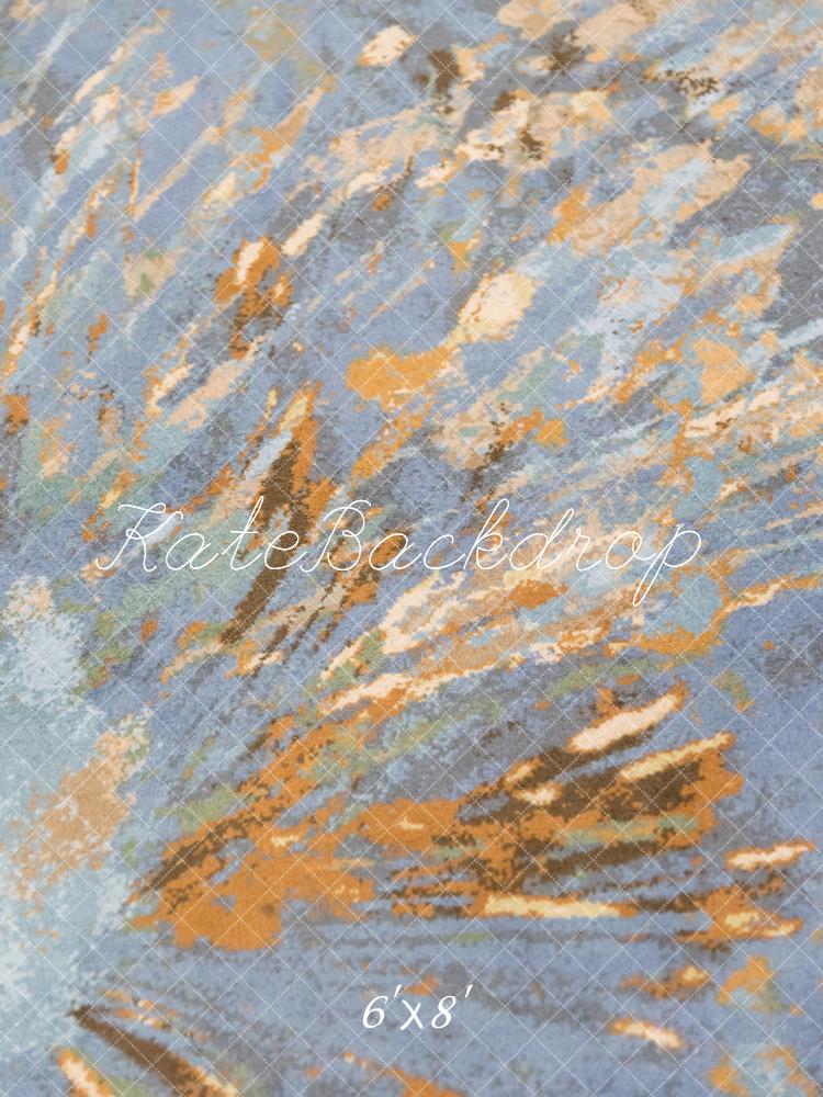 Kate Abstrakte Textur Grau Orange Hintergrund von Michele Ernst Photography - Kate Backdrop.de