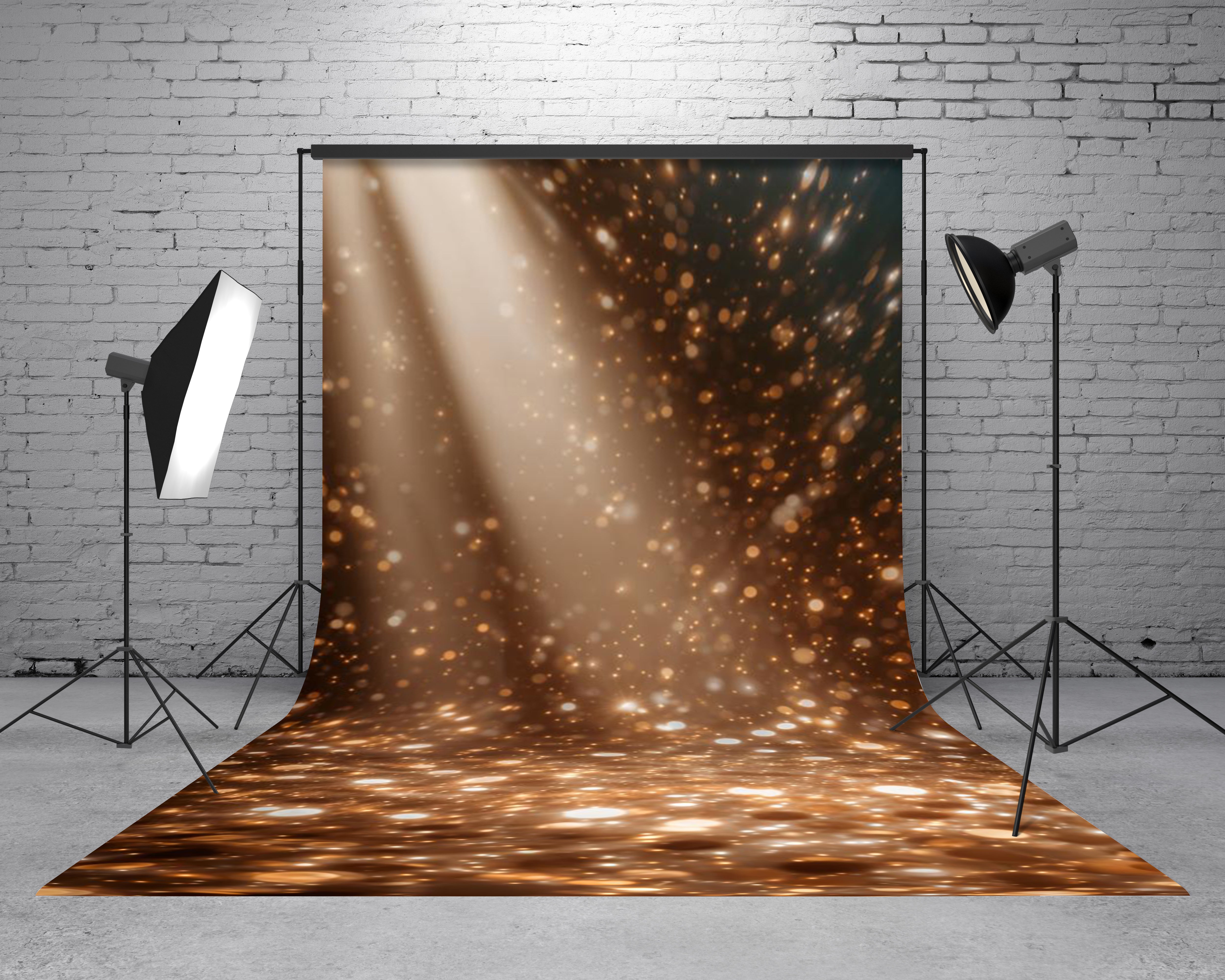 Kate Mode Bokeh Goldener Glanz Hintergrund Entworfen von Chain Photography - Kate Backdrop.de