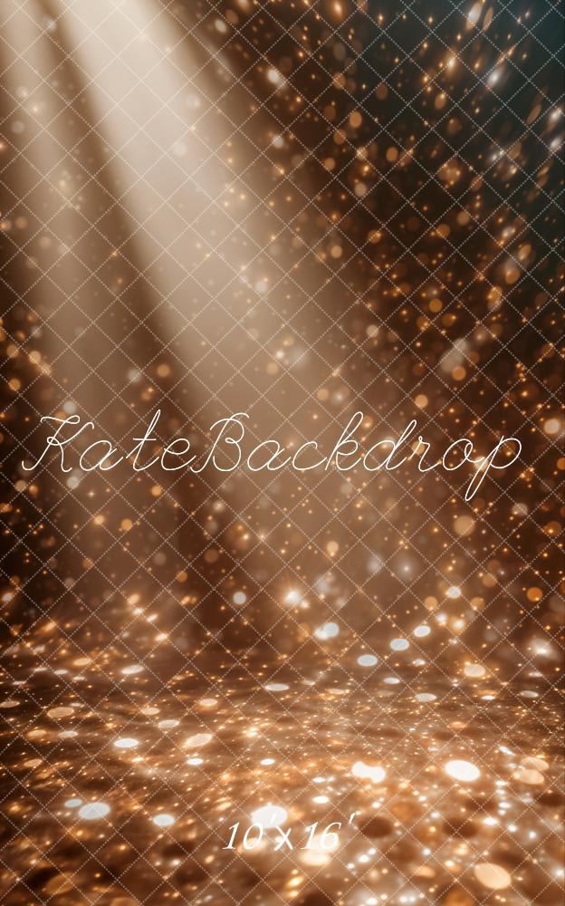 Kate Mode Bokeh Goldener Glanz Hintergrund Entworfen von Chain Photography - Kate Backdrop.de