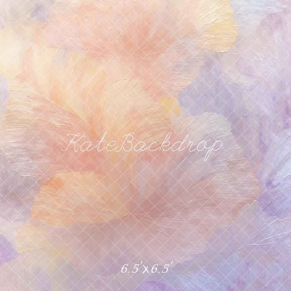 Kate Pastellrosa Bunte Rosa Lila Blumen Abstrakt Hintergrund Entworfen von Chain Photography - Kate Backdrop.de