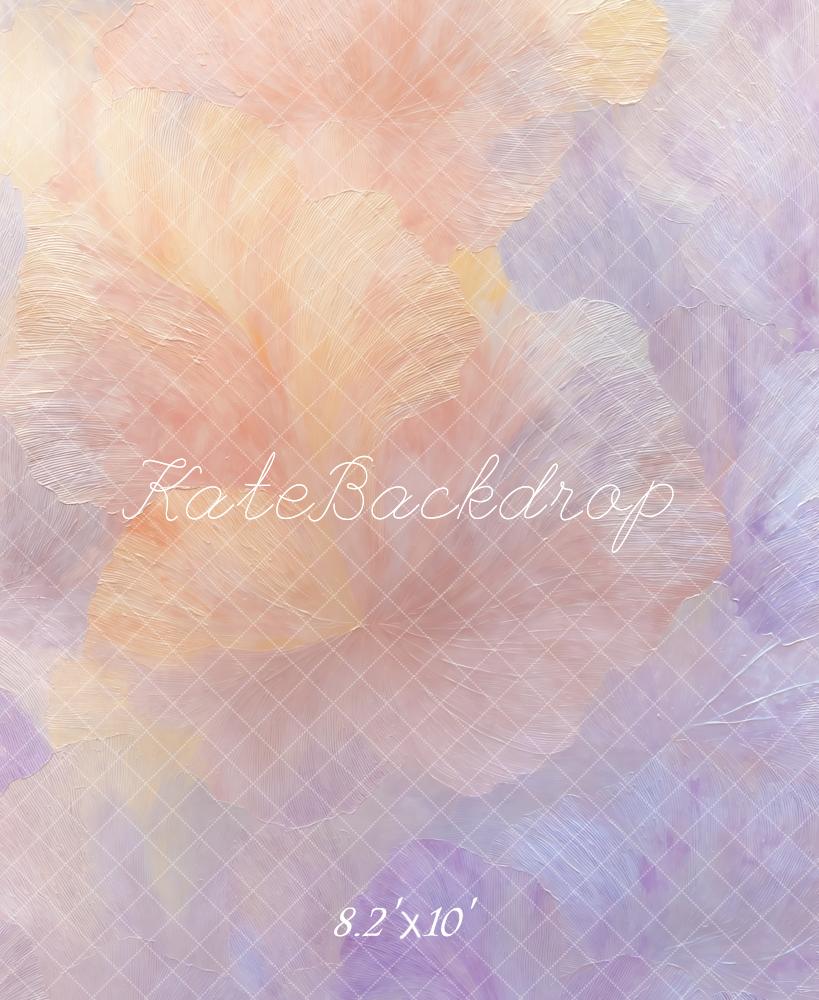 Kate Pastellrosa Bunte Rosa Lila Blumen Abstrakt Hintergrund Entworfen von Chain Photography - Kate Backdrop.de