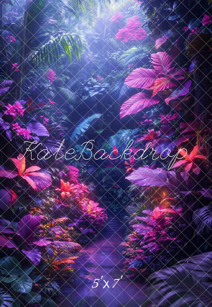 Kate Fantasie Dschungel Blumen Hintergrund Entworfen von Chain Photography - Kate Backdrop.de