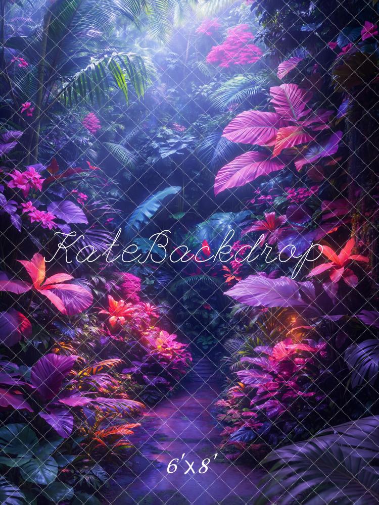 Kate Fantasie Dschungel Blumen Hintergrund Entworfen von Chain Photography - Kate Backdrop.de
