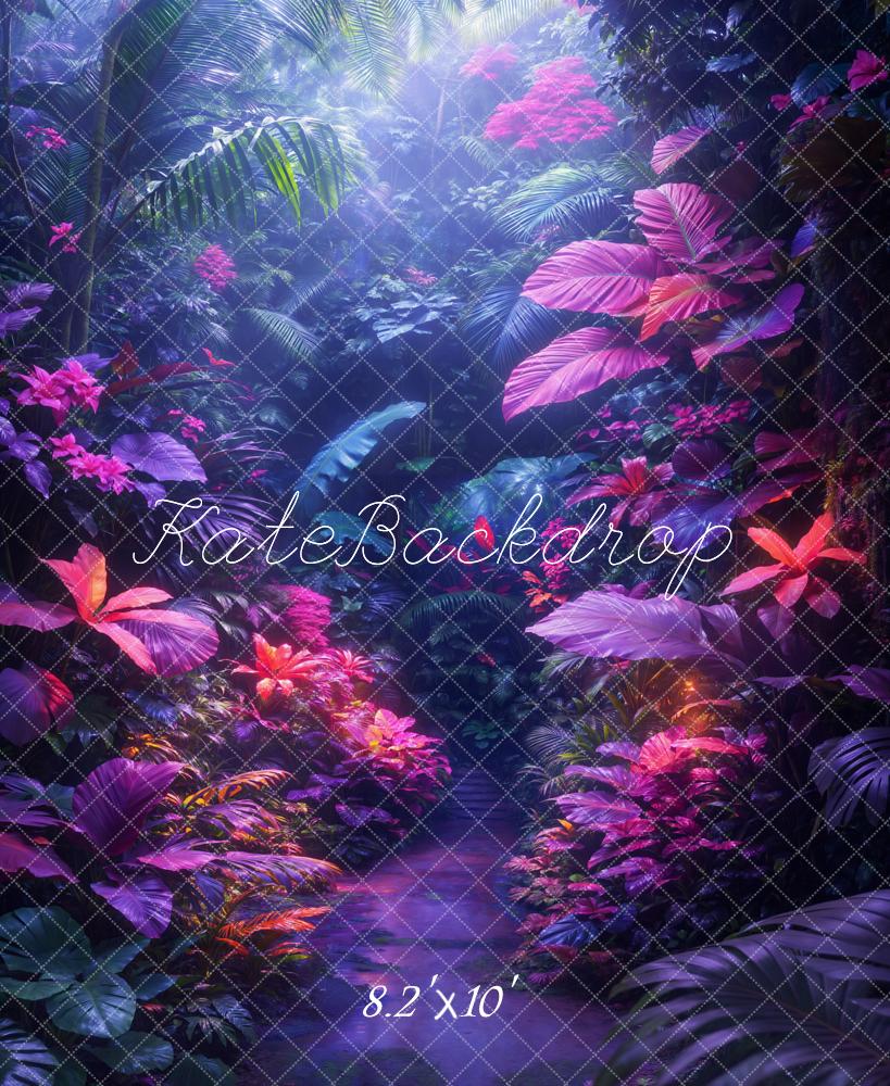 Kate Fantasie Dschungel Blumen Hintergrund Entworfen von Chain Photography - Kate Backdrop.de