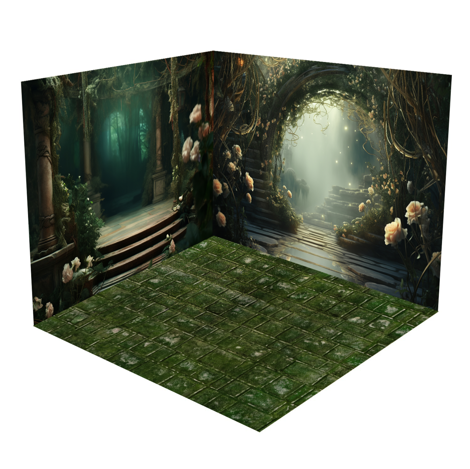 Kate Summer Wondeland Grünes Zimmer-Set (8ftx8ft&10ftx8ft&8ftx10ft) - Kate Backdrop.de