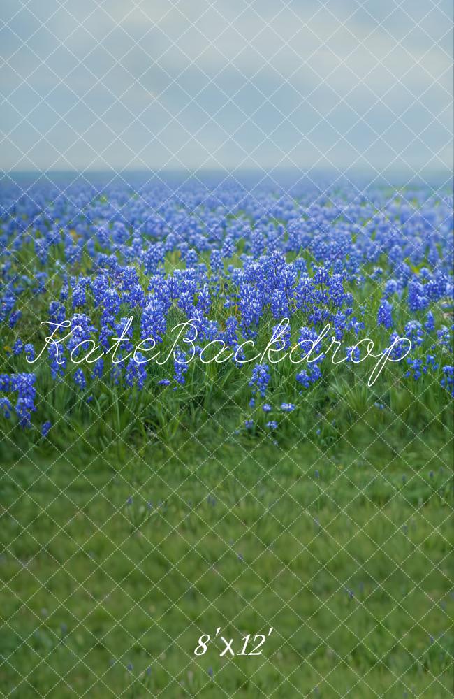 Kate Frühling Floral Bluebonnet Wiese Fleece Hintergrund - Kate Backdrop.de