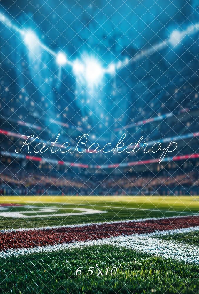 Kate Sport Fußball Stadion Nacht Fleece Hintergrund - Kate Backdrop.de