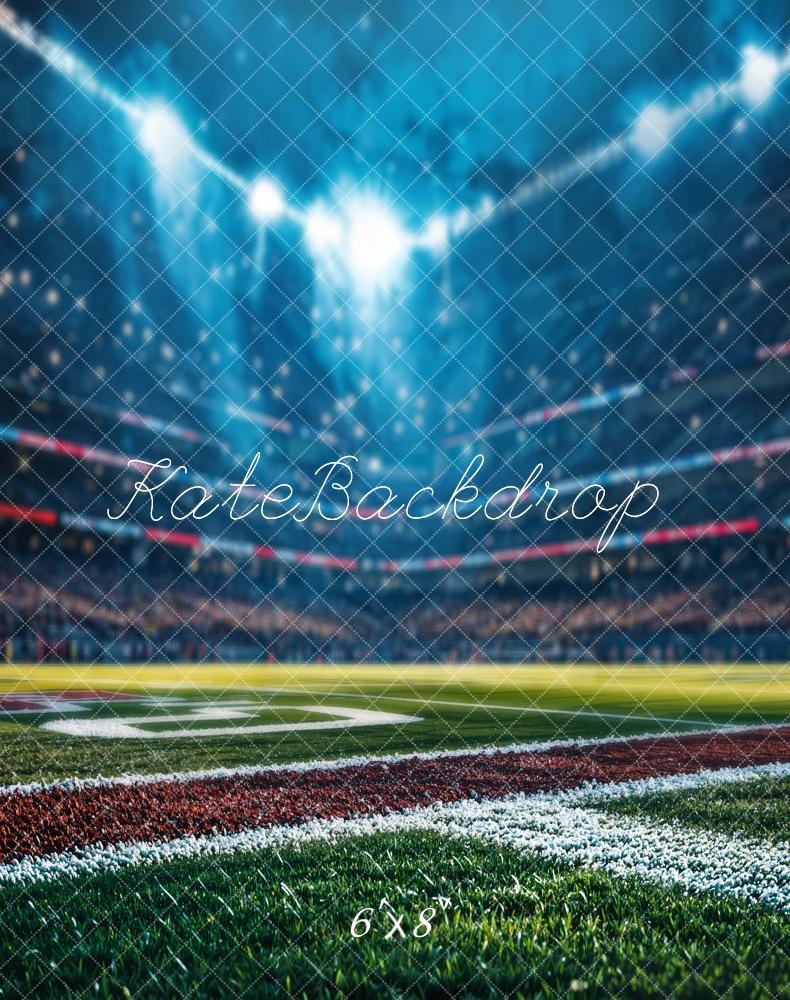 Kate Sport Fußball Stadion Nacht Fleece Hintergrund - Kate Backdrop.de