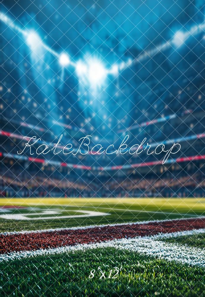 Kate Sport Fußball Stadion Nacht Fleece Hintergrund - Kate Backdrop.de