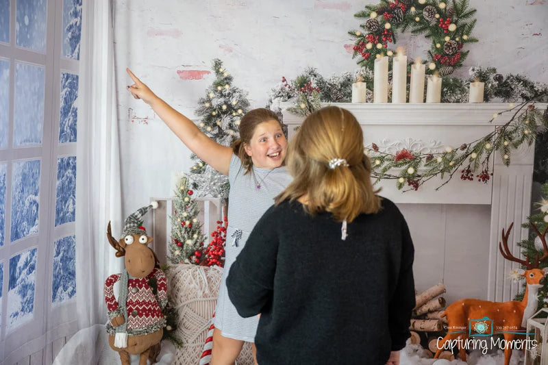 Kate Weihnachten Schnee Raum Set Fenster - Kate Backdrop.de